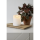 LED STUMPENKERZE FLAMME RUSTIC 10cm hoch